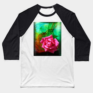 Rose Swirl Baseball T-Shirt